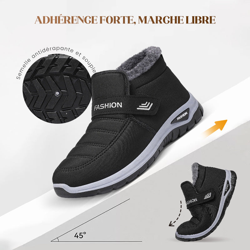 Sneakers slip-on sans lacets pour l'hiver