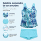 🩱OFFRE FLASH 50%🏊‍♀️Maillot de Bain 2 Pièces Sportif Femme – Décolleté Croisé, Séchage Rapide, Taille Haute, 3 Couleurs, Tailles S-5XL✨