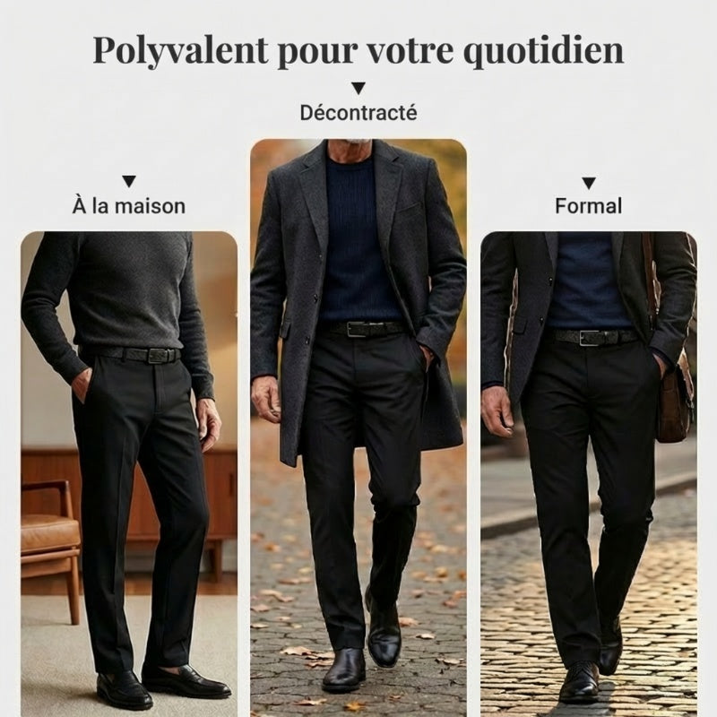【🔥Prix le plus bas du jour】Pantalon Décontracté Classique pour Homme à Haute Élasticité