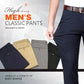 Pantalons classiques à taille haute pour homme