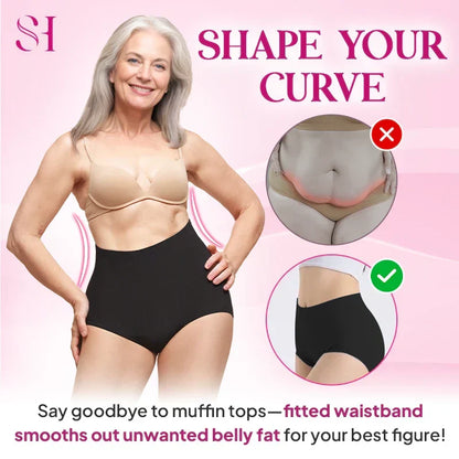 💞Culotte gainante à taille haute, anti-fuites, galbant les fesses