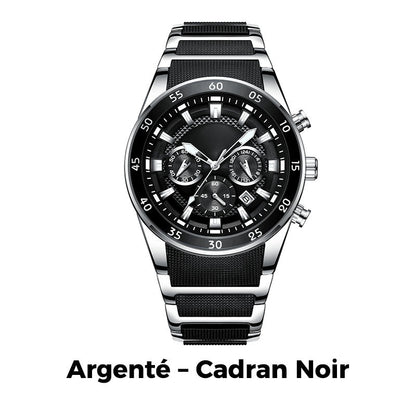 ⌚🔥Montre à Quartz Multifonctionnelle Imperméable pour Hommes【Une montre d'un excellent rapport qualité-prix】