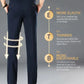 Pantalons classiques à taille haute pour homme