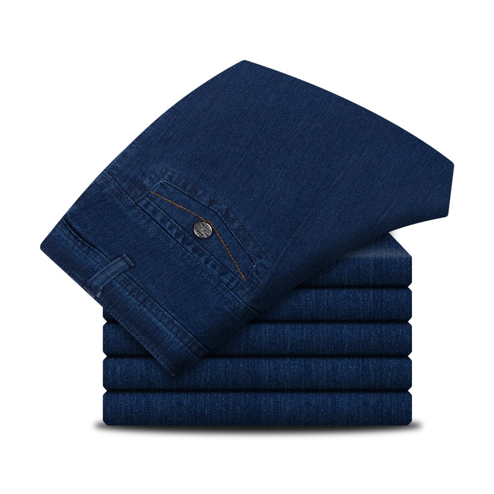 📢📢60 % de réduction !!! 🎅 Jeans taille haute à coupe droite pour hommes