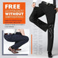 Pantalons classiques à taille haute pour homme