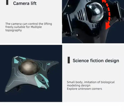Drone de surface piloté par application pour explorer les plans d'eau