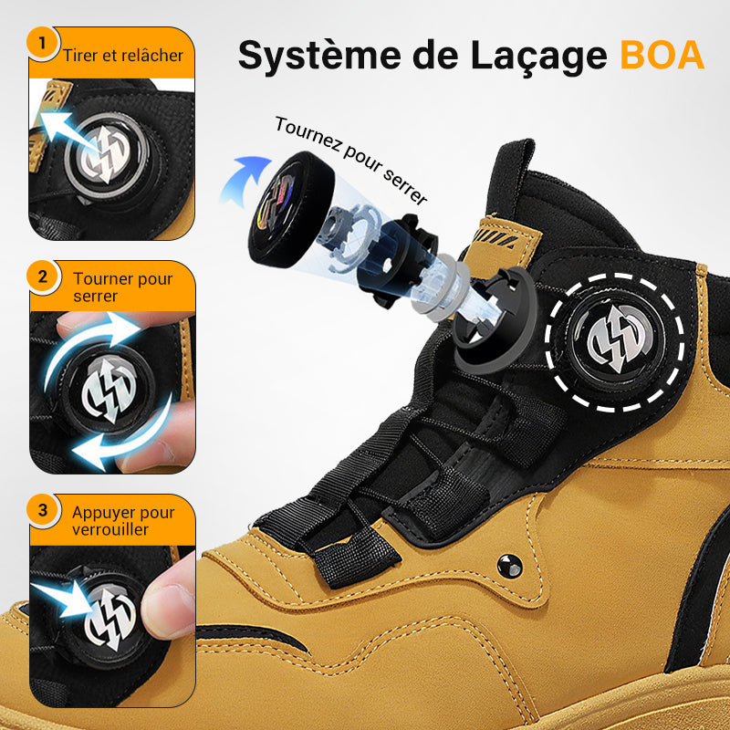 👞 60% DE RÉDUCTION ! ⛰️ Chaussures de Travail Homme – Imperméables, Antidérapantes & Confort Toute la Journée 🛡️