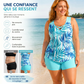 🩱OFFRE FLASH 50%🏊‍♀️Maillot de Bain 2 Pièces Sportif Femme – Décolleté Croisé, Séchage Rapide, Taille Haute, 3 Couleurs, Tailles S-5XL✨