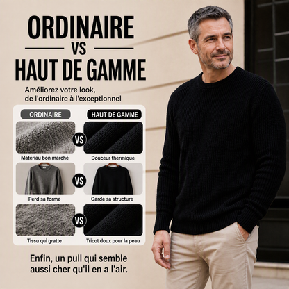 Pull à col rond et à manches longues