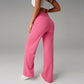 ⏰ 50% DE RÉDUCTION! 💫 Pantalon droit ample uni pour femme ❄️👖