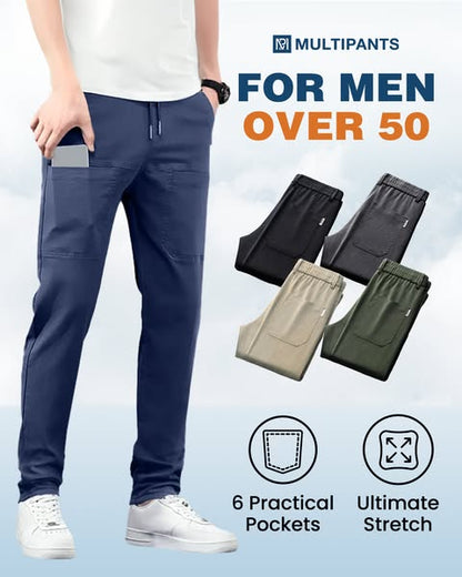 🎁Vente Flash -70%🏆MultiPants – Pantalon Cargo Extensible Multi-poches Haute Résistance