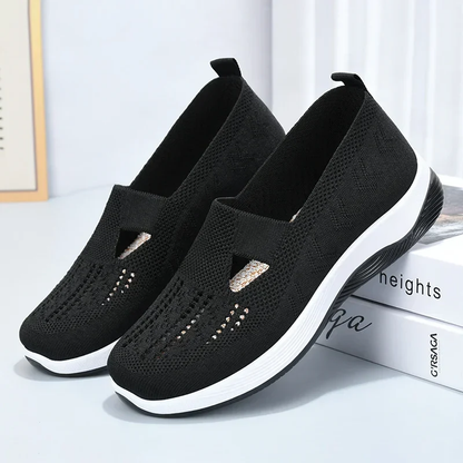 🔥Chaussures pour femmes, confortables, respirantes, antidérapantes, orthopédiques, pour les personnes d'âge moyen et les seniors