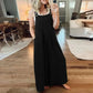 💝 Combinaison sans manches pour femmes avec jambes larges et poches
