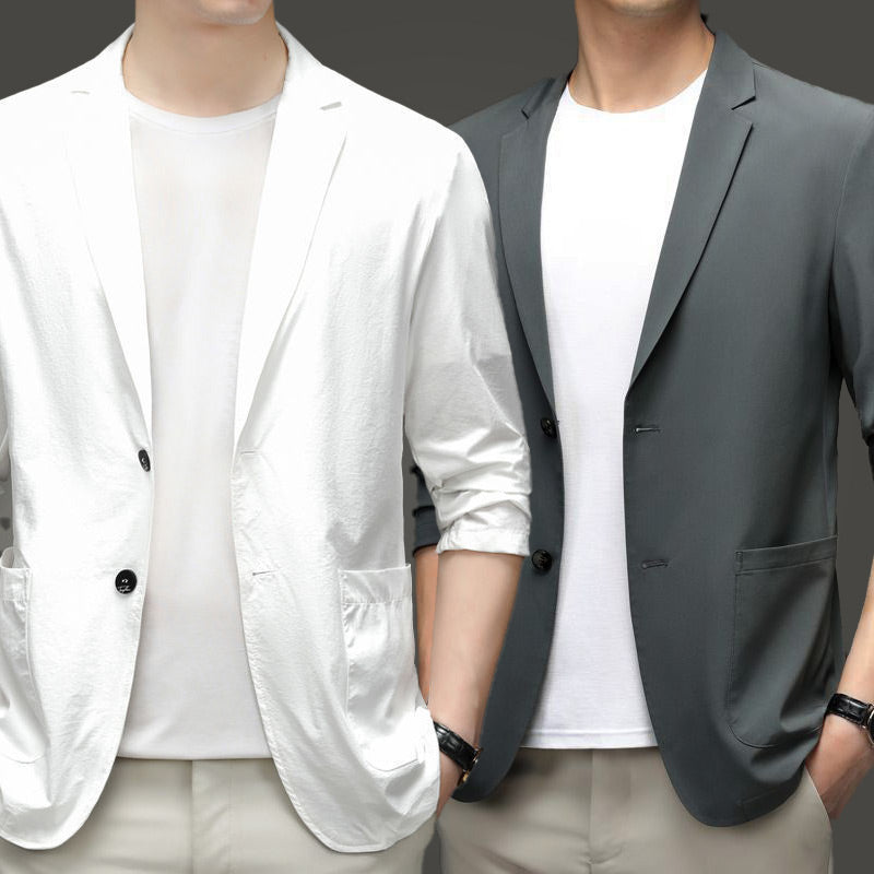✨️Matériaux préférés🔥Veste de costume légère d'été pour homme（🔥55% de réduction）