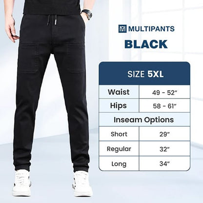 🔥 SOLDES 50 % DE RÉDUCTION 🥰Pantalon cargo haut, extensible et résistant, avec plusieurs poches