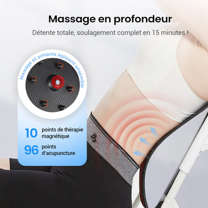 💐 PROMO EXCEPTIONNELLE -50% ! Étireur Lombaire Magnétique Haute Qualité – Massage Acupuncture Doux, Tissu Respirant 🌿💆【Offre Limitée】