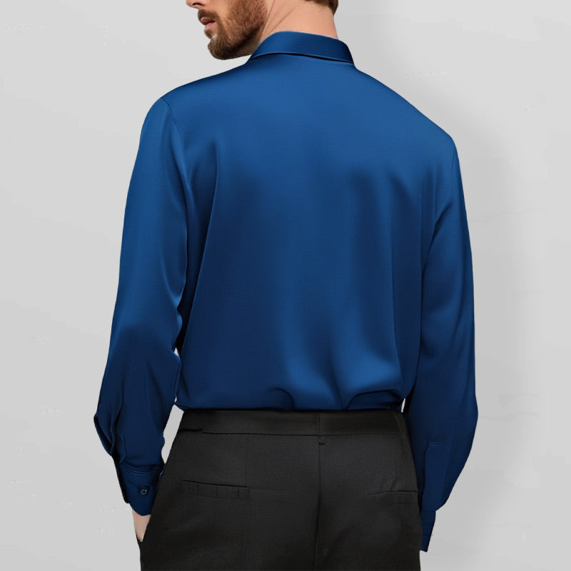 Chemise Habillée Extensible Infroissable pour Hommes🔥【Aucun repassage requis】🔥