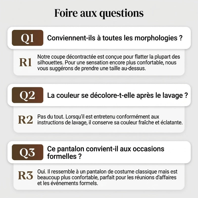 【🔥Prix le plus bas du jour】Pantalon Décontracté Classique pour Homme à Haute Élasticité