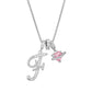 💖Dernier jour : 50 % de réduction ✨ Collier avec pendentif lettre de A à Z et trois breloques🎀