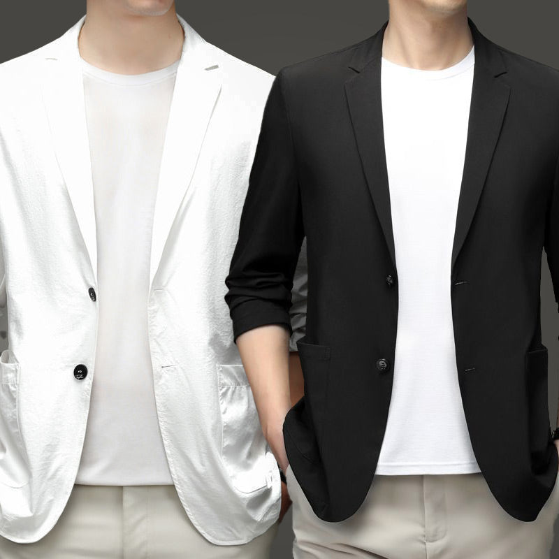 ✨️Matériaux préférés🔥Veste de costume légère d'été pour homme（🔥55% de réduction）