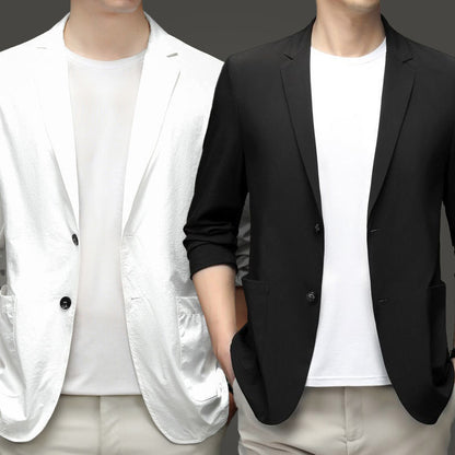 ✨️Matériaux préférés🔥Veste de costume légère d'été pour homme（🔥55% de réduction）