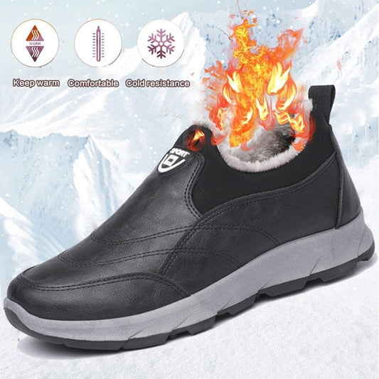 🔥 Vente de 50% pour le nouvel an 🔥 Bottes de neige imperméables antidérapantes pour hommes [PAIN REDUCTION⚡]