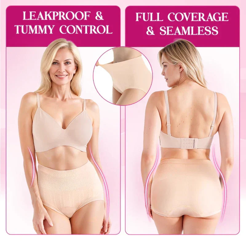 💞Culotte gainante à taille haute, anti-fuites, galbant les fesses