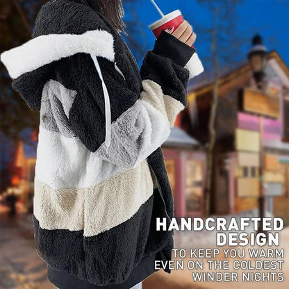 Manteau matelassé chaud en peluche Christmas Sale🔥 Offre limitée dans le temps