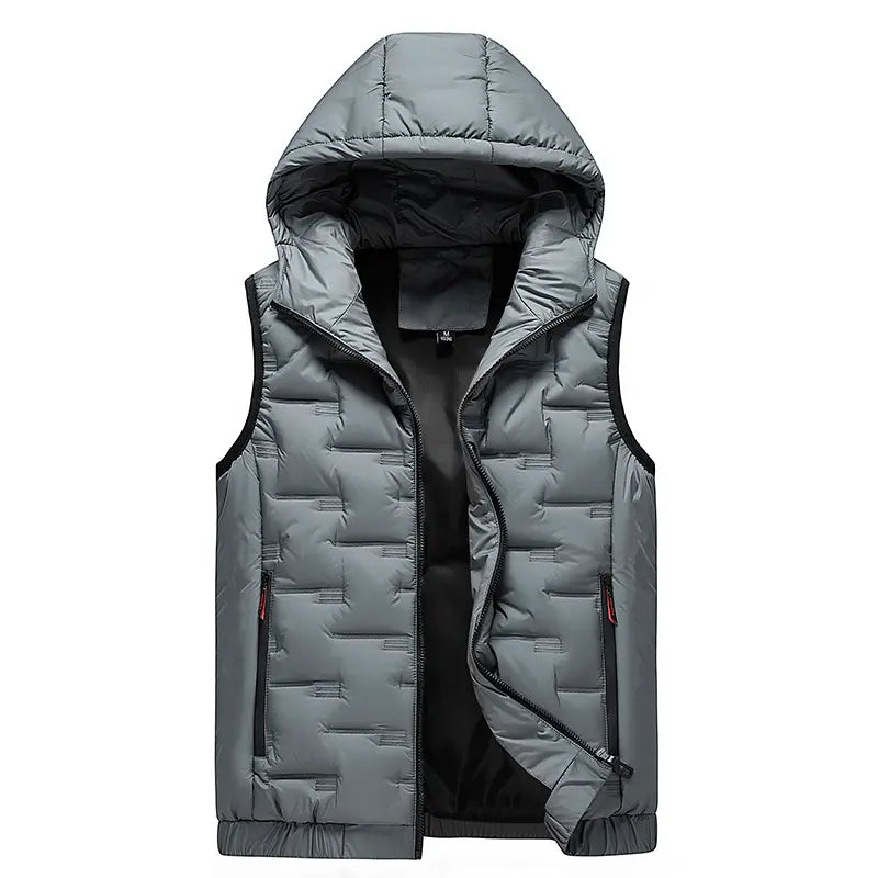 🍂 OFFRE DE SAISON · -50 % | Gilet Homme à Capuche – Léger & Facile à Superposer