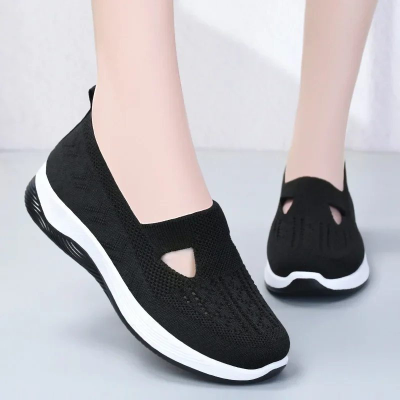 🔥Chaussures pour femmes, confortables, respirantes, antidérapantes, orthopédiques, pour les personnes d'âge moyen et les seniors
