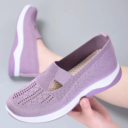 🔥Chaussures pour femmes, confortables, respirantes, antidérapantes, orthopédiques, pour les personnes d'âge moyen et les seniors