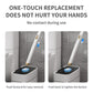 📢📢50 % de réduction !! ⏰ Ensemble de Brosses de Toilette Jetables à Fixation Murale – Hygiénique, Élégant & Gain de Place