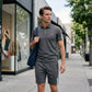Ensemble Short et T-Shirt À Manches Courtes Décontracté pour Homme