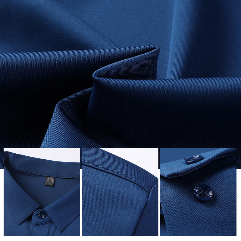 Chemise Habillée Extensible Infroissable pour Hommes🔥【Aucun repassage requis】🔥