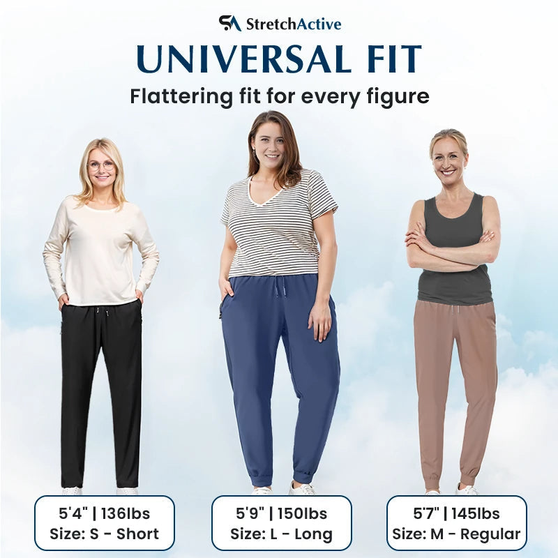 Pantalon décontracté unisexe ultra extensible, frais et confortable