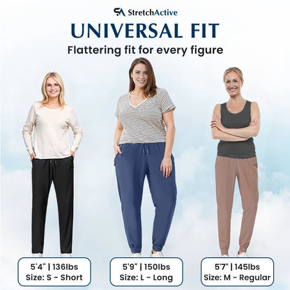 Pantalon décontracté unisexe ultra extensible, frais et confortable