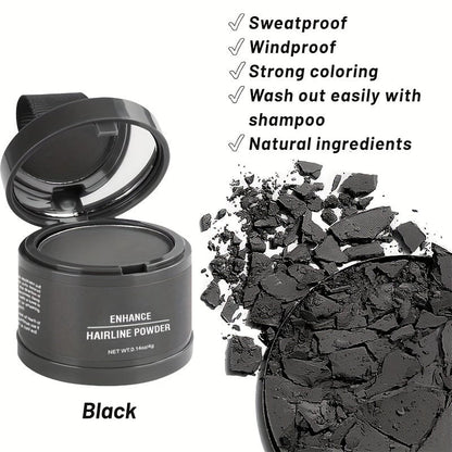 🔥💗 ACHETEZ 1, OBTENEZ 1 GRATUIT ! Poudre pour Racines et Repousses – Naturelle, Résistante à l'Eau & Convient à Toutes les Couleurs (Avec Miroir et Houppette)