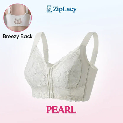 ✨Achetez-en 1 obtenez-en 1💞Soutien-gorge ultra souple avec fermeture éclair à l'avant et sans armatures
