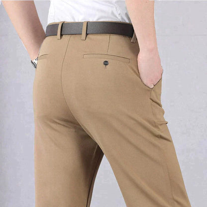 Pantalons classiques à taille haute pour homme
