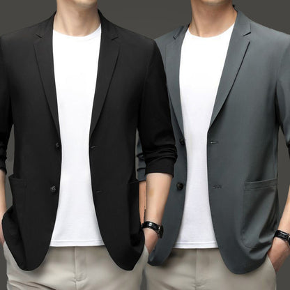 ✨️Matériaux préférés🔥Veste de costume légère d'été pour homme（🔥55% de réduction）