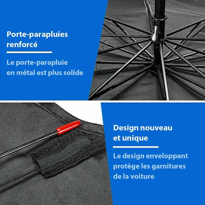 ⏳Durée limitée -50 %💥Parapluie de Voiture Pliable - Protection contre la Chaleur et les UV ☀️☂️ - Idéal pour Garder Votre Voiture au Frais!