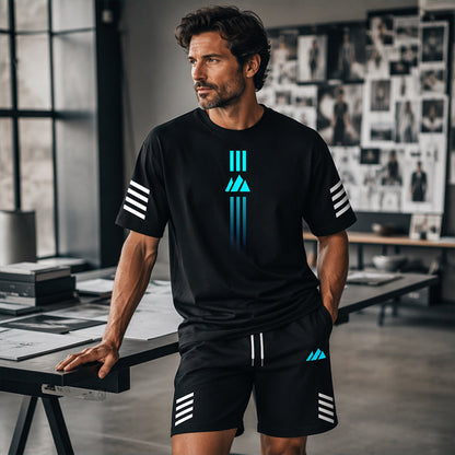 🎉 2026 Soldes — Plus de 29 000 vendus ! 💞 Ensemble Deux Pièces T-Shirt & Short d'Été pour Homme