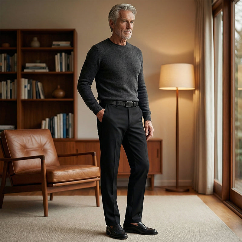 【🔥Prix le plus bas du jour】Pantalon Décontracté Classique pour Homme à Haute Élasticité