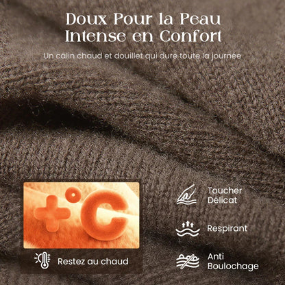 ❄️💃 Soldes d'hiver - 39 % de réduction 👗 Ensemble mini-robe et pull à col roulé pour femme