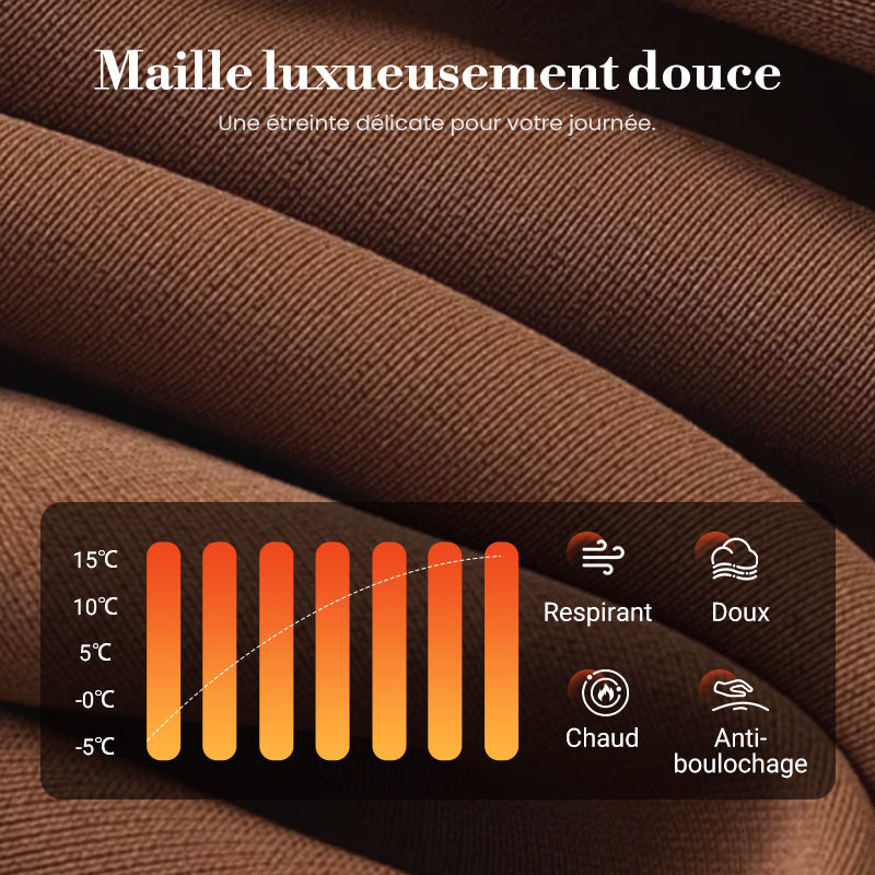 ❄️ Soldes d'hiver - 49 % de réduction 👗Ensemble deux pièces pour femme composé d'un pull et d'une jupe fluide à imprimé léopard