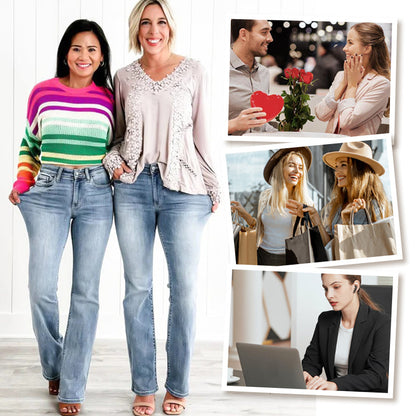 📢📢50 %  DE RÉDUCTION !! 🔥Pantalon stretch à taille haute pour les abdominaux 👖 + extensible à 360° pour une silhouette plus mince
