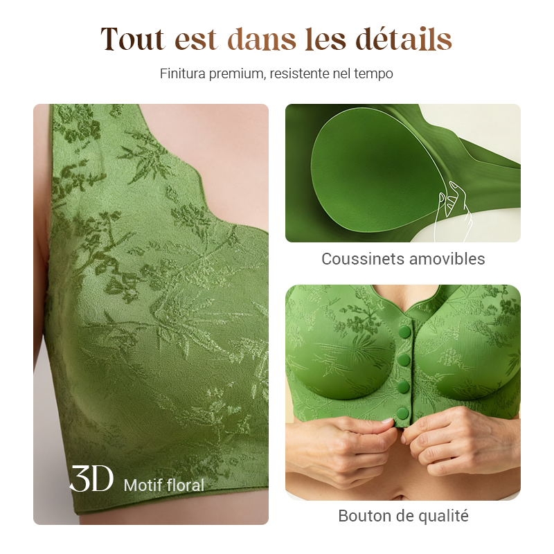 🔥acheté 1 offerts 2 🏆Soutien-Gorge Confortable Sans Armature avec Fermeture Frontale