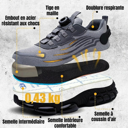 💎 50% DE RÉDUCTION! 💎 Sneakers de Sécurité Unisex – Design Élégant, Protection Brevetée & Confort Supérieur