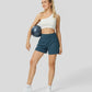 ✨️ 2025 It soldes 49% de réduction🥰 Short de yoga 2-en-1 avec taille haute et poches latérales