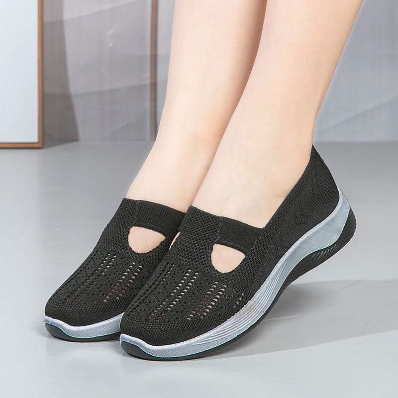 🔥Chaussures pour femmes, confortables, respirantes, antidérapantes, orthopédiques, pour les personnes d'âge moyen et les seniors